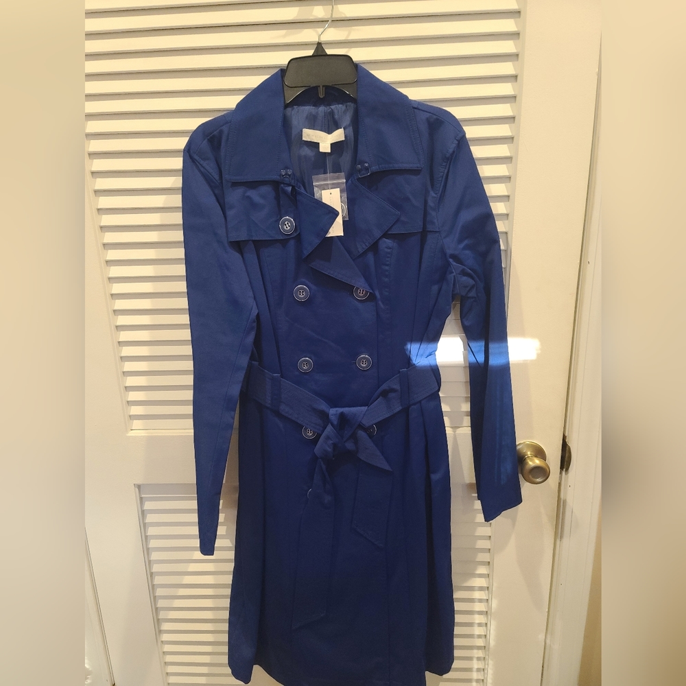 COPY - Brand New New York & Company Royal Blue Trench Coat... I Found It😊